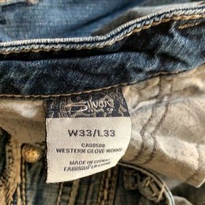 Like new Silver jeans W33/L33